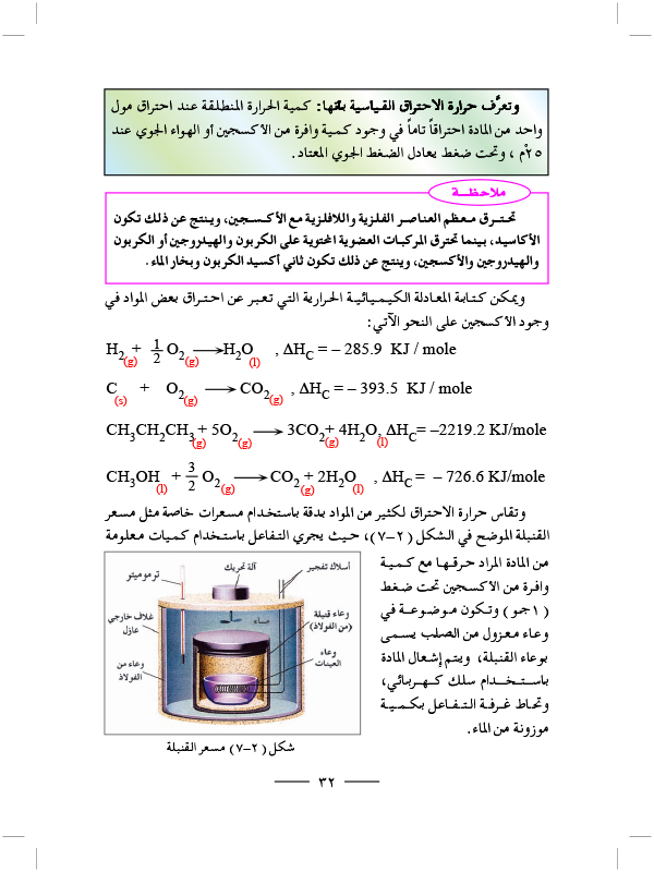 أنواع التغيرات الحرارية