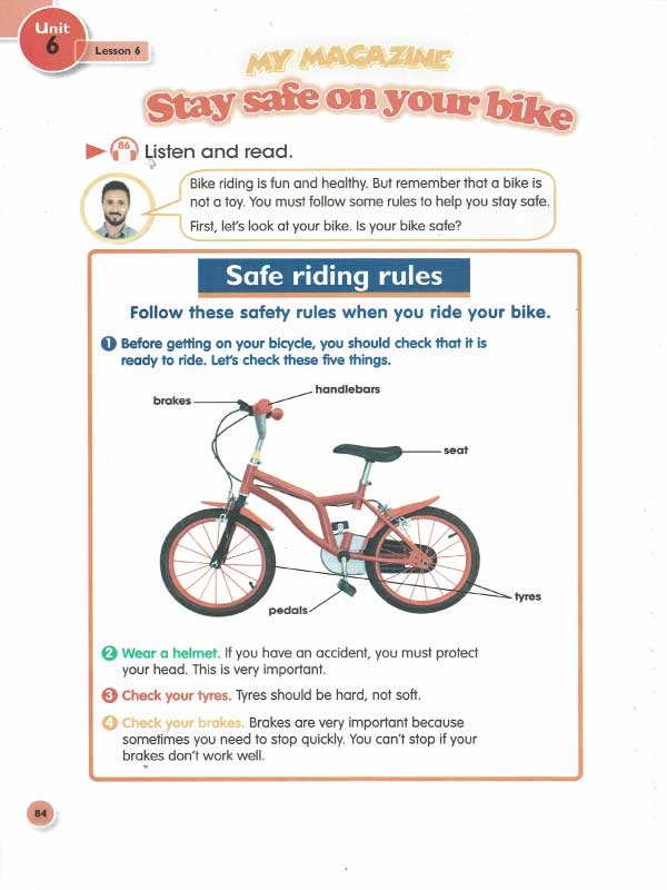 Lesson6: Stay safe on your bike