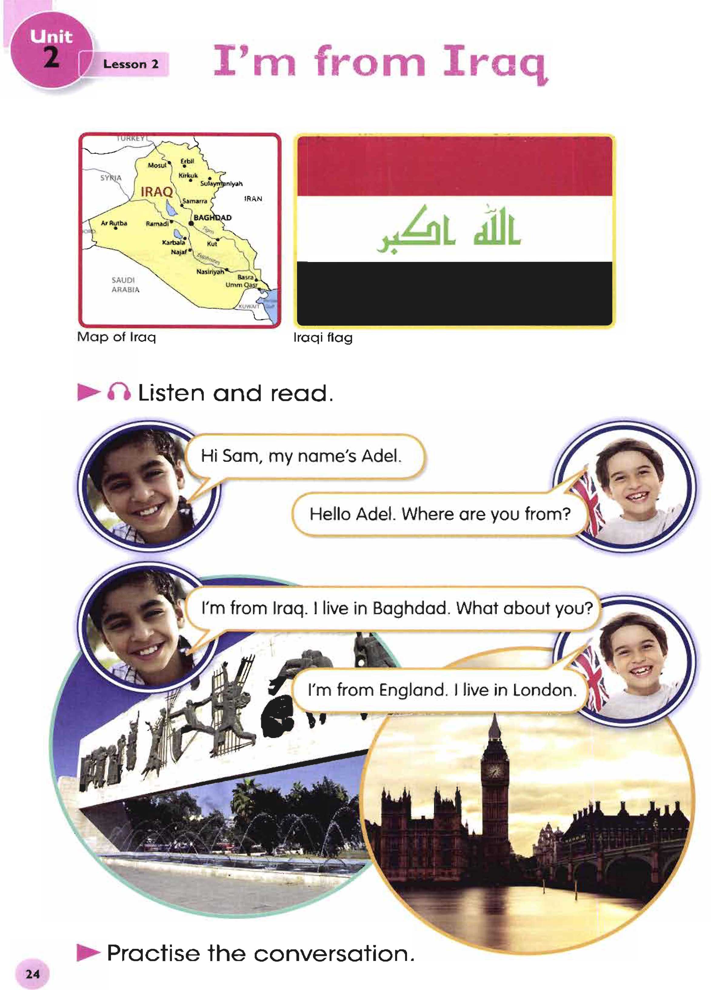 Lesson2:I'm from Iraq