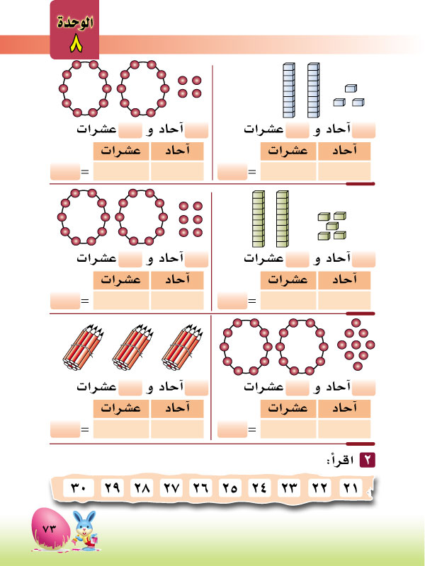 3-8 الأعداد ضمن 100