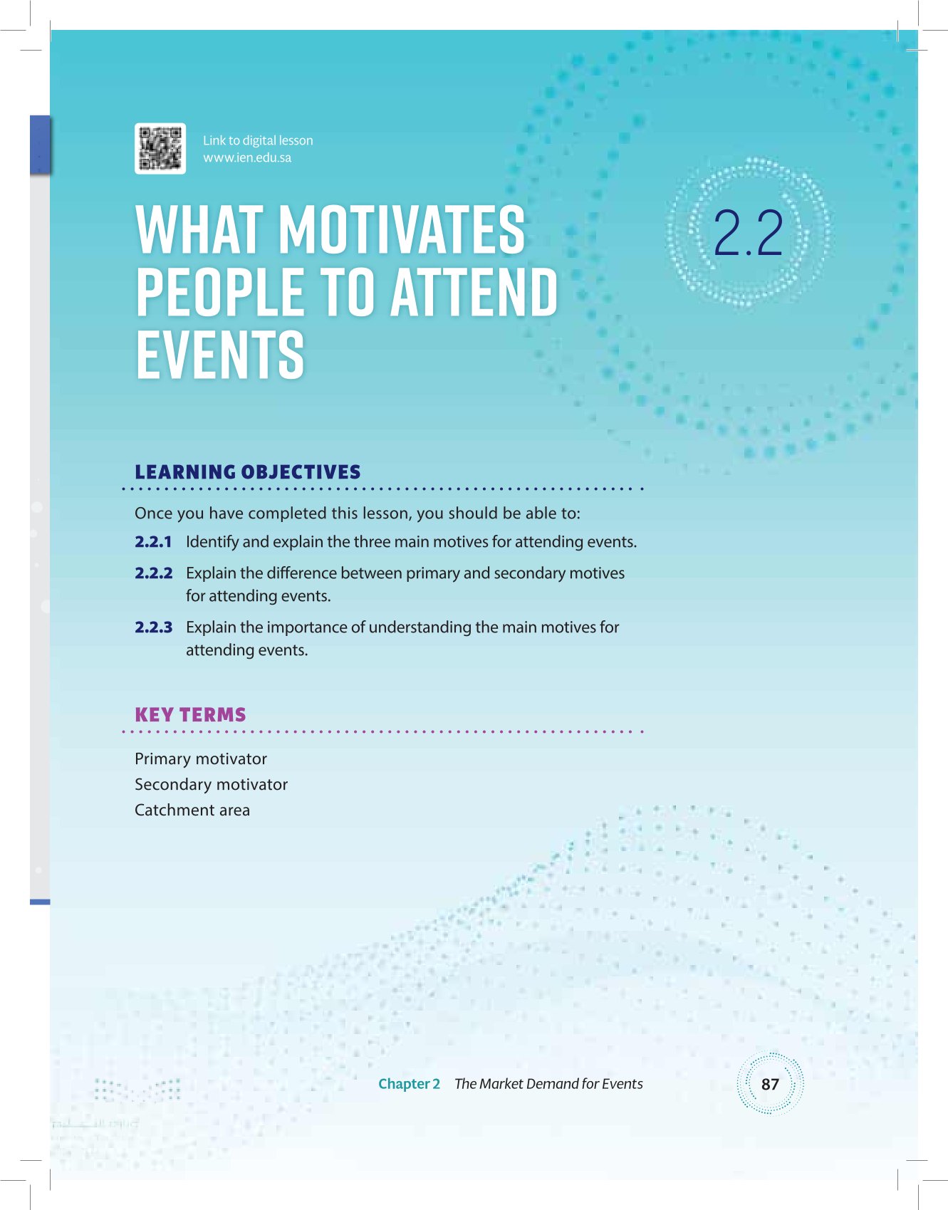 2.2 What Motivates People to Attend Events