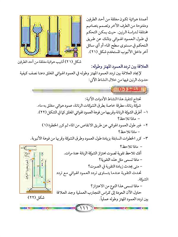 الرنين في الأعمدة الهوائية